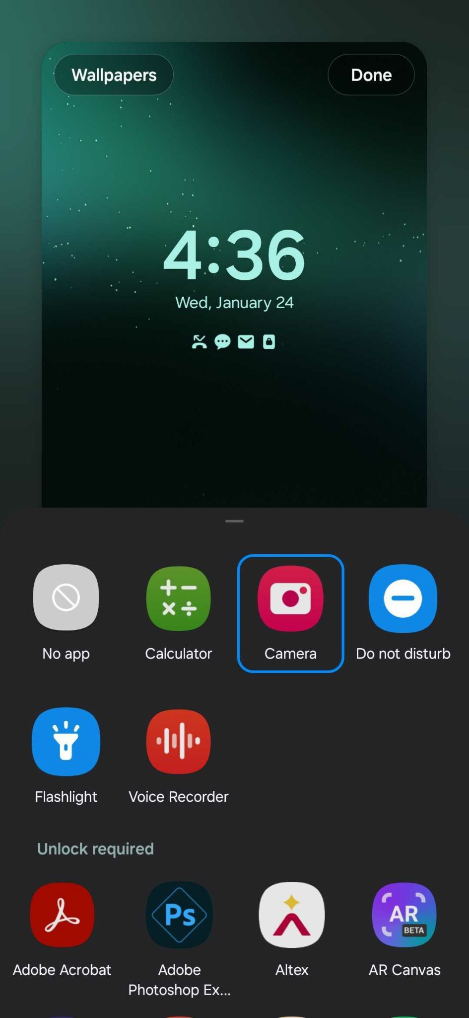 Ios Lockscreen Samsung Customize lock screen app shortcuts in Samsung One UI - SamMobile