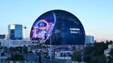 Samsung Galaxy AI briefly takes over Sphere in Las Vegas