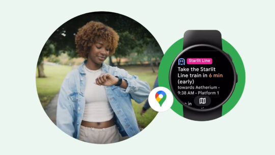 Google Maps Wear OS Transit Information ETA