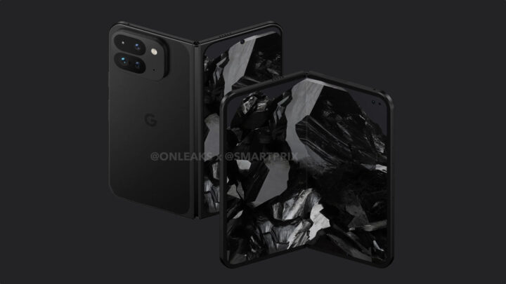 Google Pixel Fold 2 Camera Screen Render