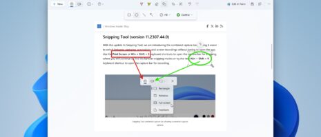 Microsoft stuffs AI features into Notepad and Snipping Tool