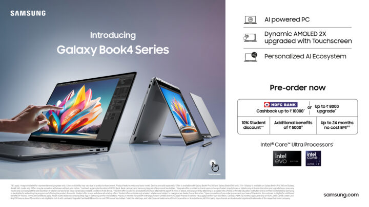 Samsung Galaxy Book 4 Pre-Order Offers India