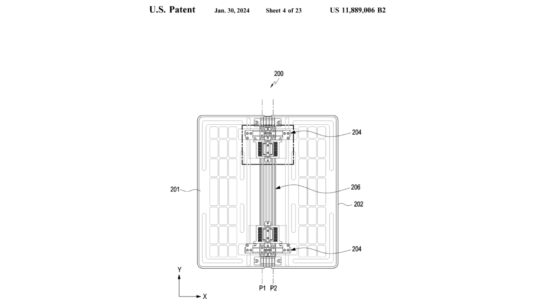 Samsung Galaxy Z Fold Hinge Internal Structure Patent January 30 2024