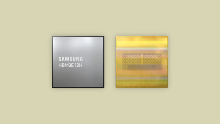 Samsung HBM3E 12H DRAM Chip
