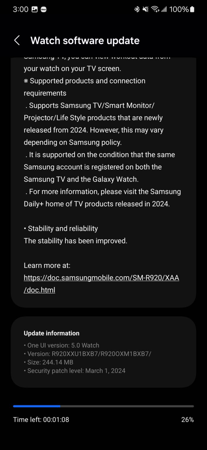 Samsung Galaxy Watch 5 Pro gets TV integration with new update - SamMobile