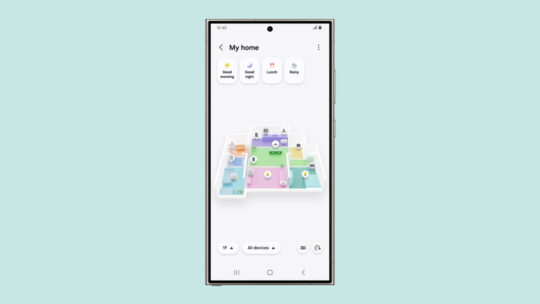 Samsung SmartThings 3D Map View Update Phone
