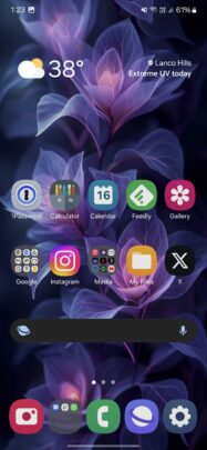 Samsung Home Up Update App Icon Scaling 110 Percent