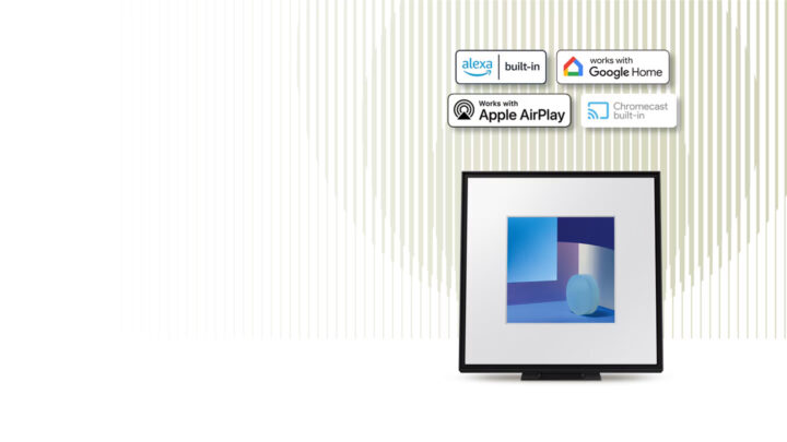 Samsung Music Frame LS60D AirPlay Alexa Chromecast Built In Google Home