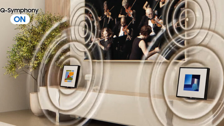 Samsung Музыкальная рамка Q-Symphony Pair Саундбар для телевизора