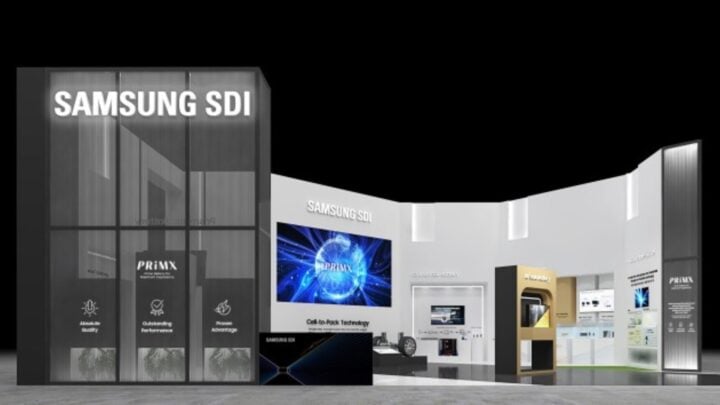 Samsung SDI booth at EVS37