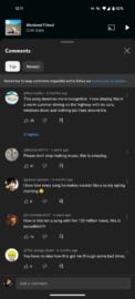 YouTube Music Comments Section New