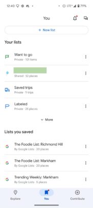 Google Maps Android New Bottom Bar Three Tabs