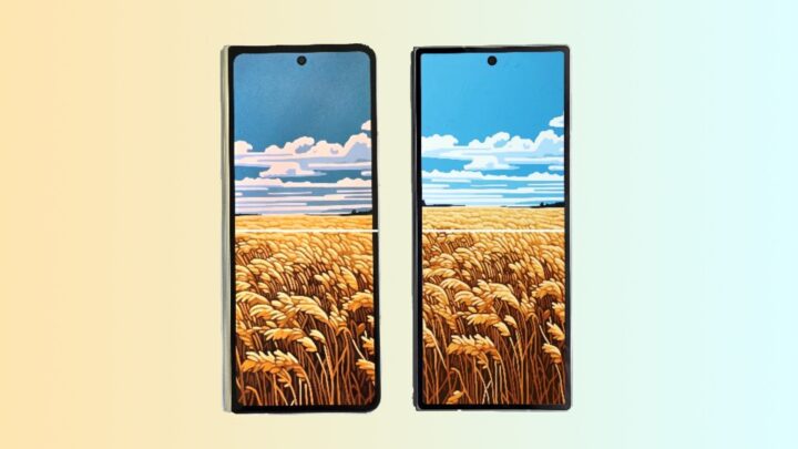 Uniklý obrázek Samsungu Galaxy Z Fold 6 ukazuje širší displej krytu