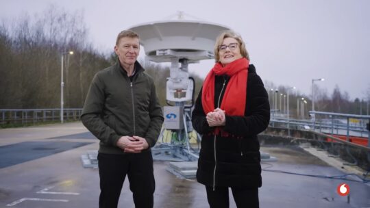 Vodafone AST SpaceMobile Satellite Video Call