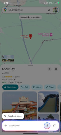 Google Gemini Contextual Chip In Google Maps Android (01)
