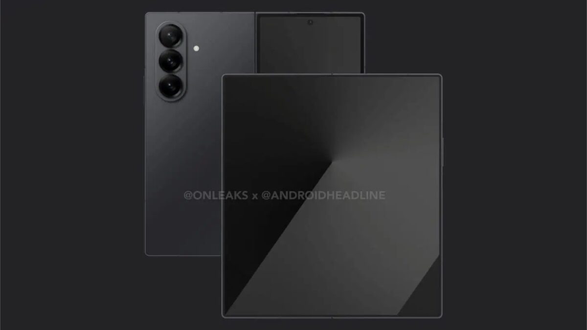 4.5mm thin Galaxy Z Fold 7 breaks cover in leaked renders! - SamMobile