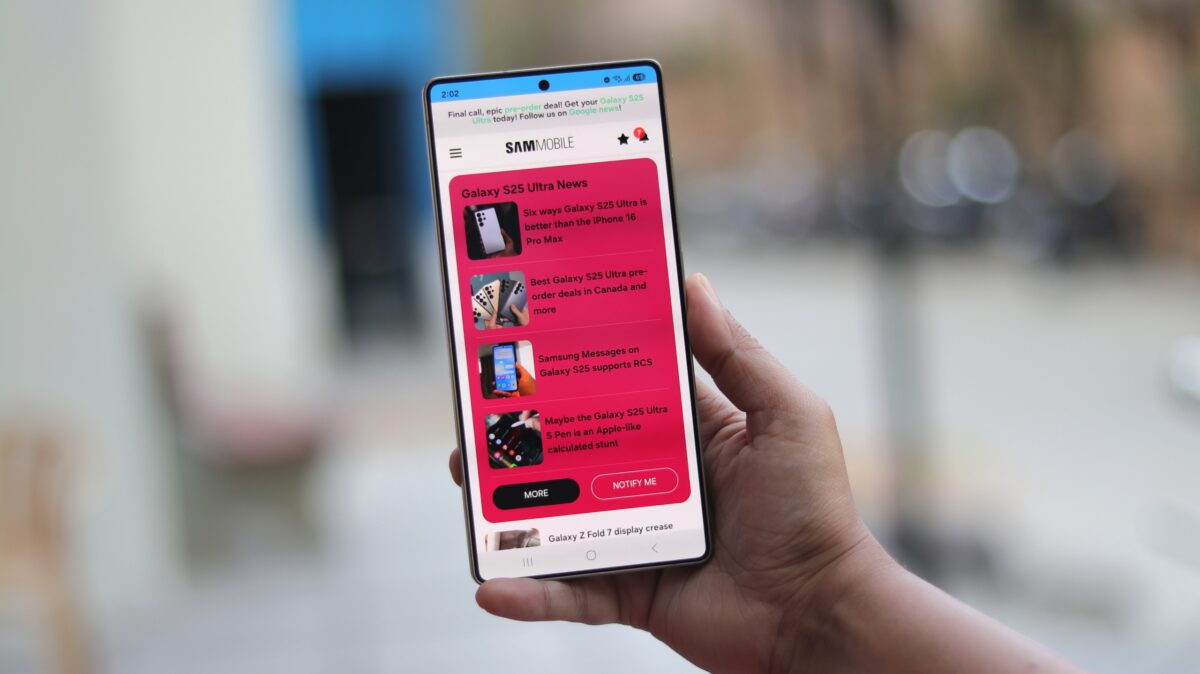 galaxy s25 ultra sammobile