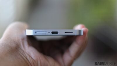 galaxy s25 design – usb and speaker