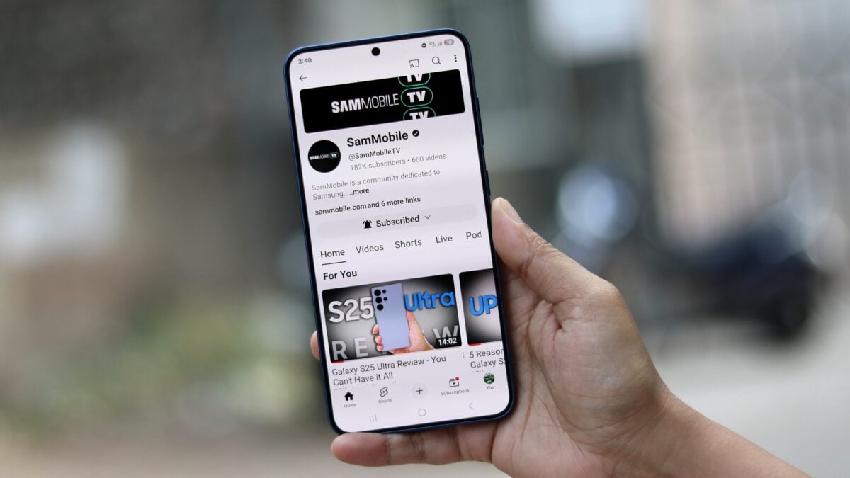 sammobile youtube (galaxy s25 plus)