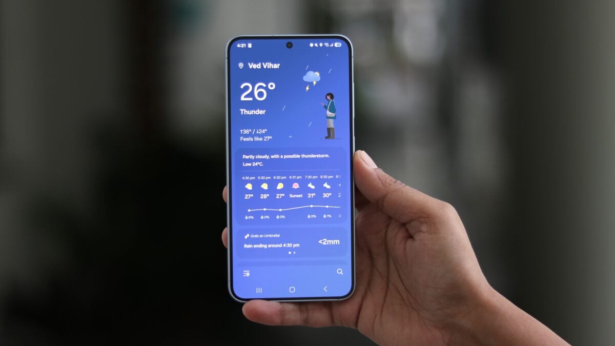 samsung weather