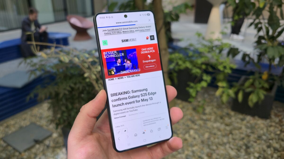 galaxy s25 edge hands-on sammobile
