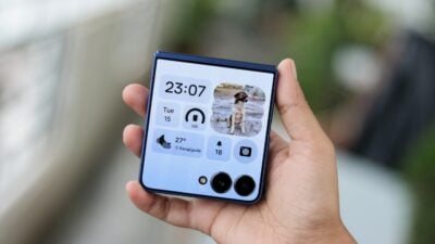 galaxy z flip 7 review – cover screen