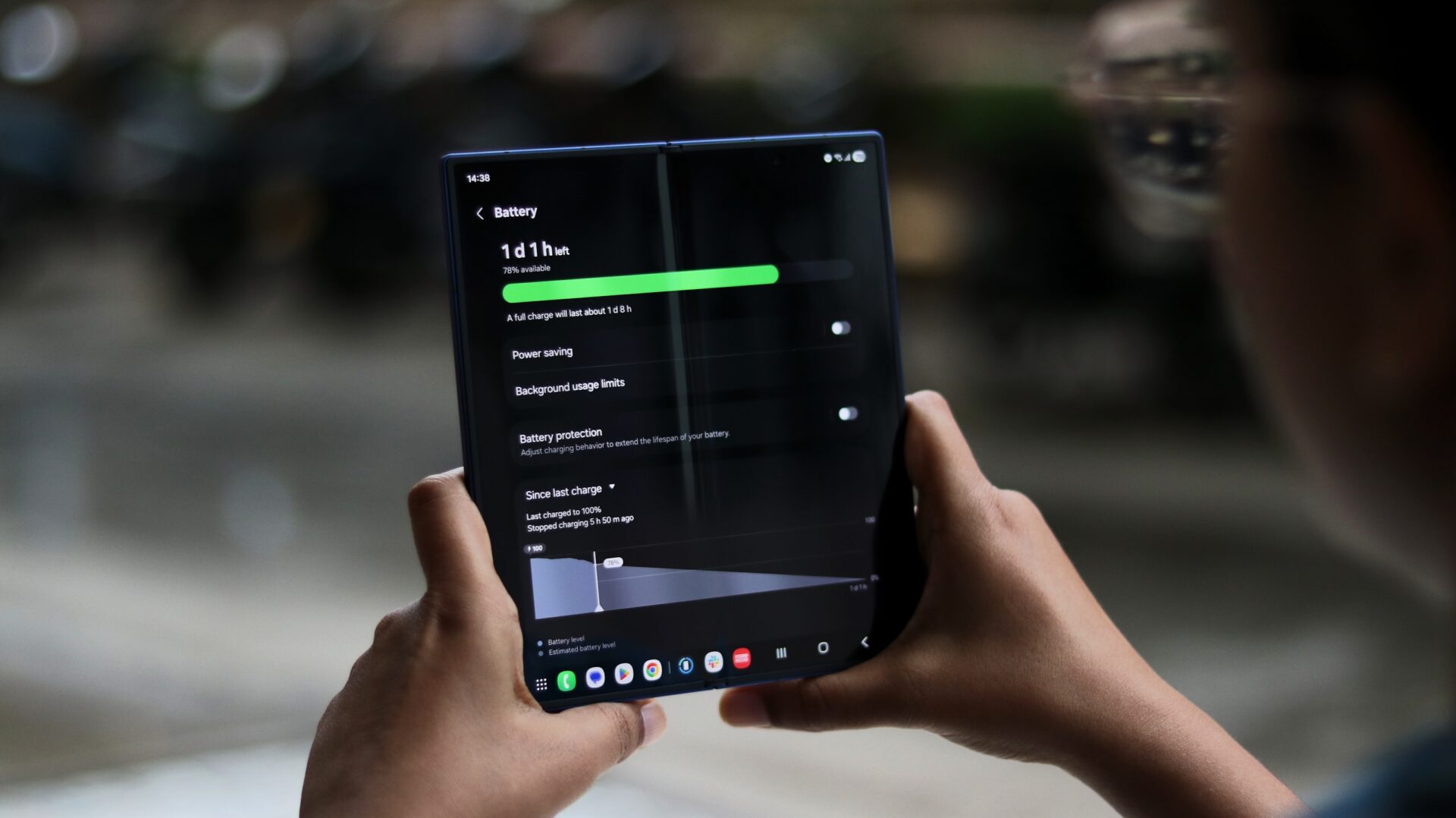 galaxy z fold 7 review: battery life