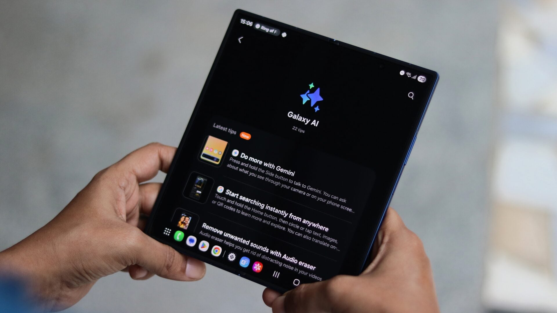 galaxy z fold 7 review – galaxy ai