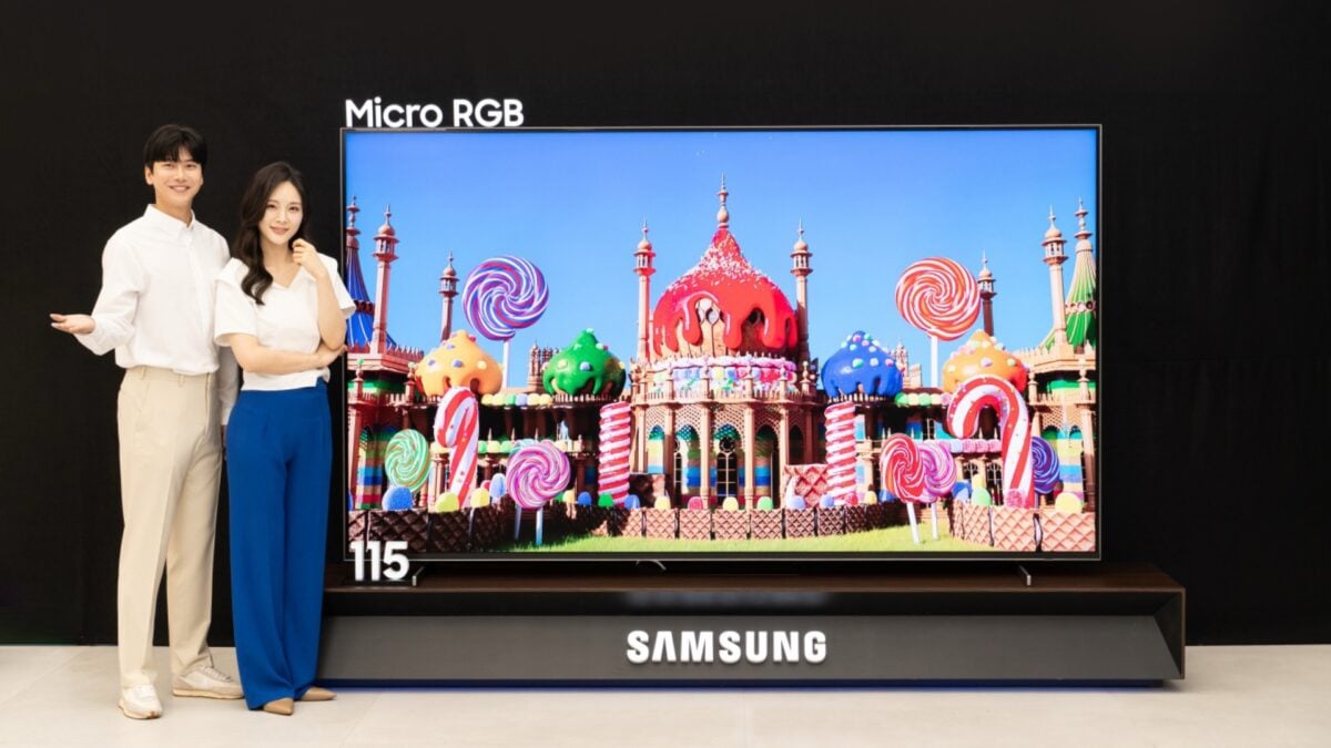 samsung micro rgb tv 115-inch korea launch 2025