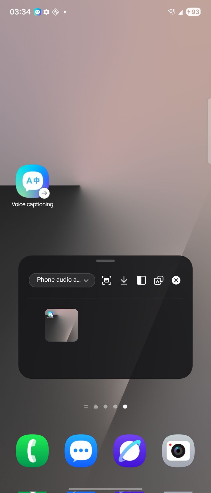 samsung one ui 8.0 galaxy ai voice captioning home screen