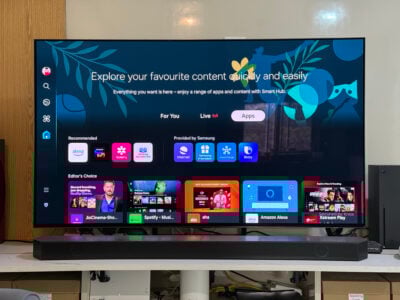 samsung tv home screen