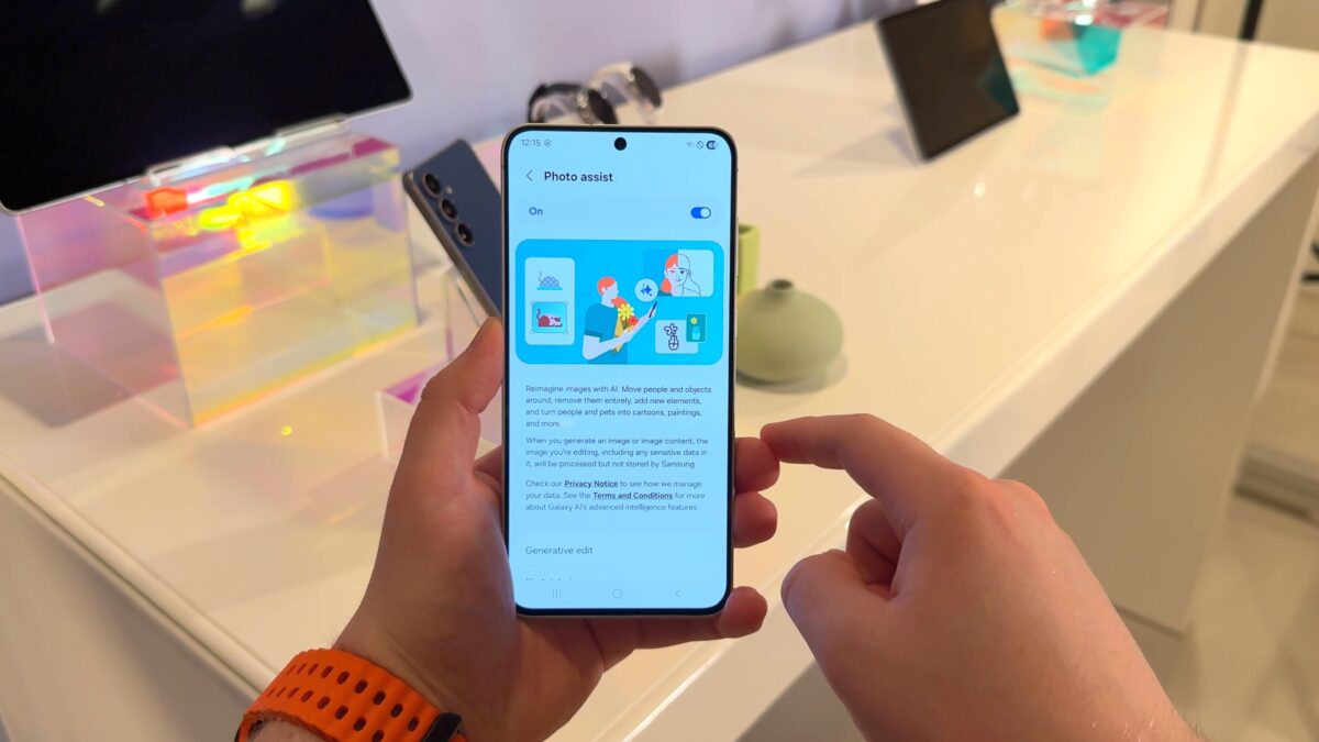 galaxy s25 fe – ai generative edit