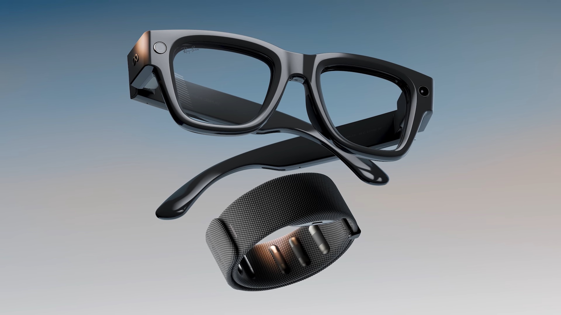 meta ray-ban display ar glasses with neural band