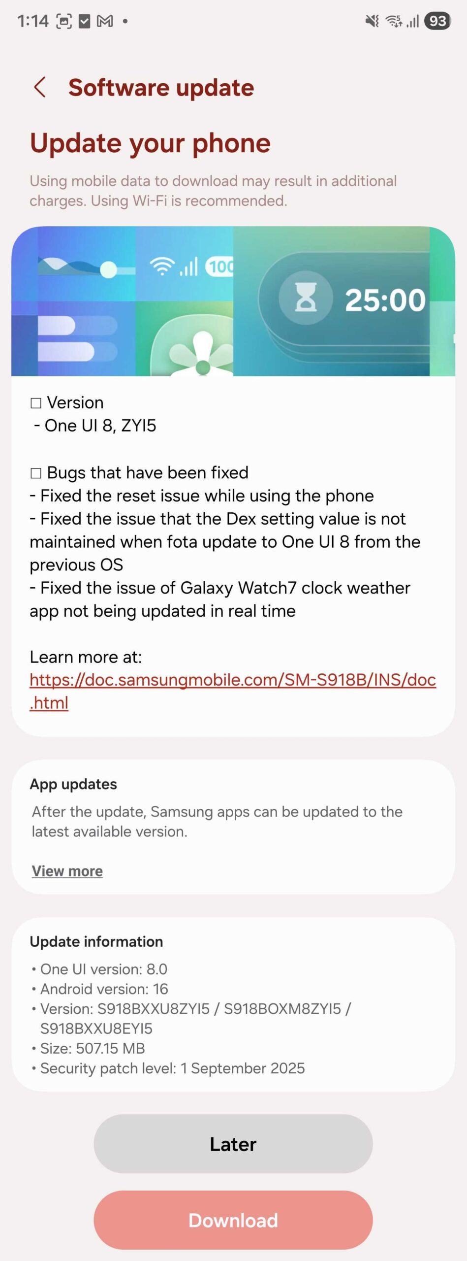 samsung galaxy s23 android 16 one ui 8 beta 2 india s918b0xm8zyi5