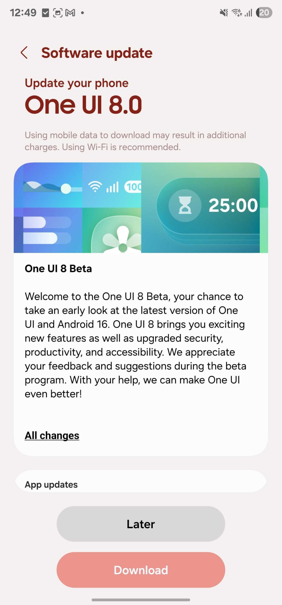 samsung galaxy s23 ultra one ui 8 beta 1 android 16 india
