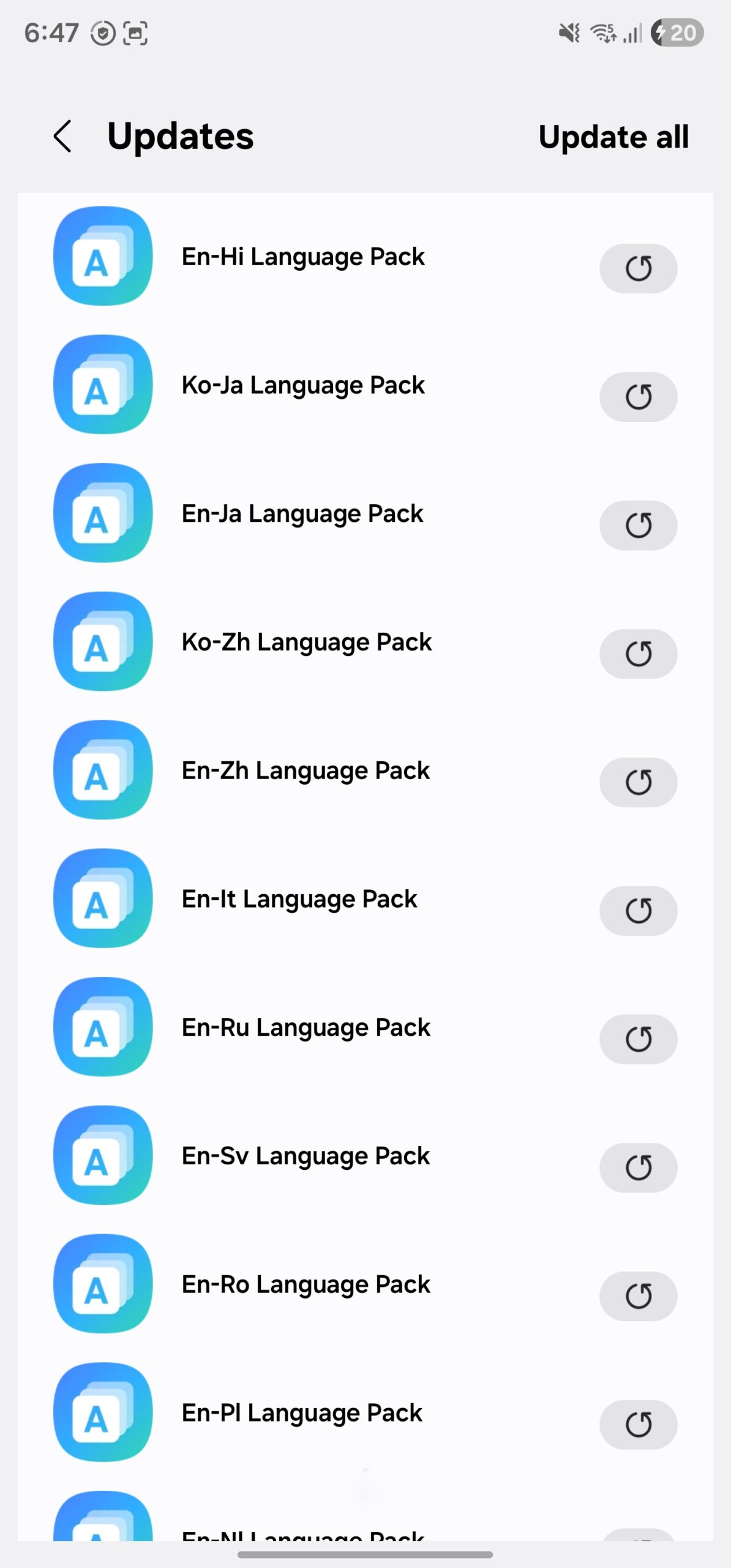 samsung language pack updates galaxy store before one ui 8.0 update 01