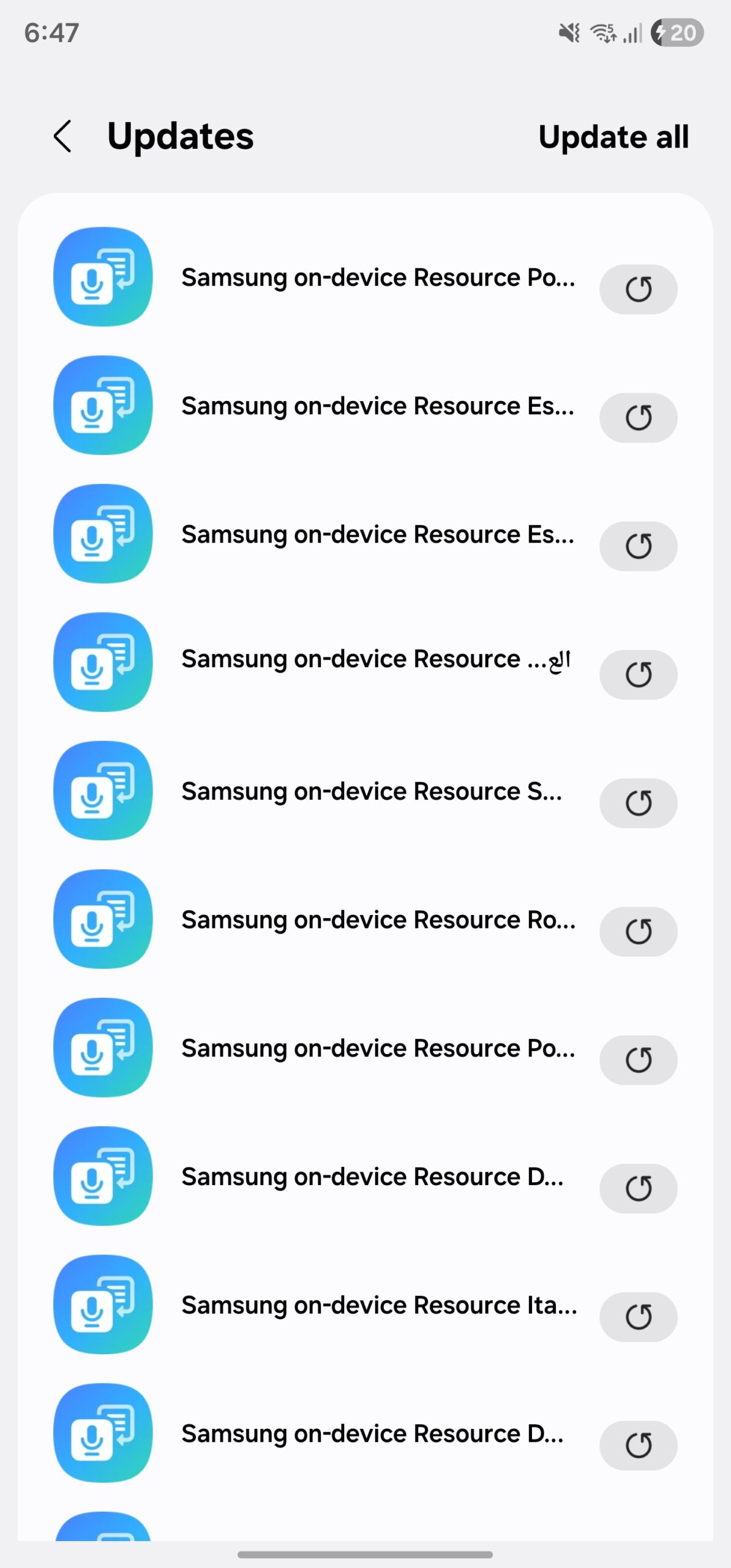 samsung one device sources app updates before one ui 8 update