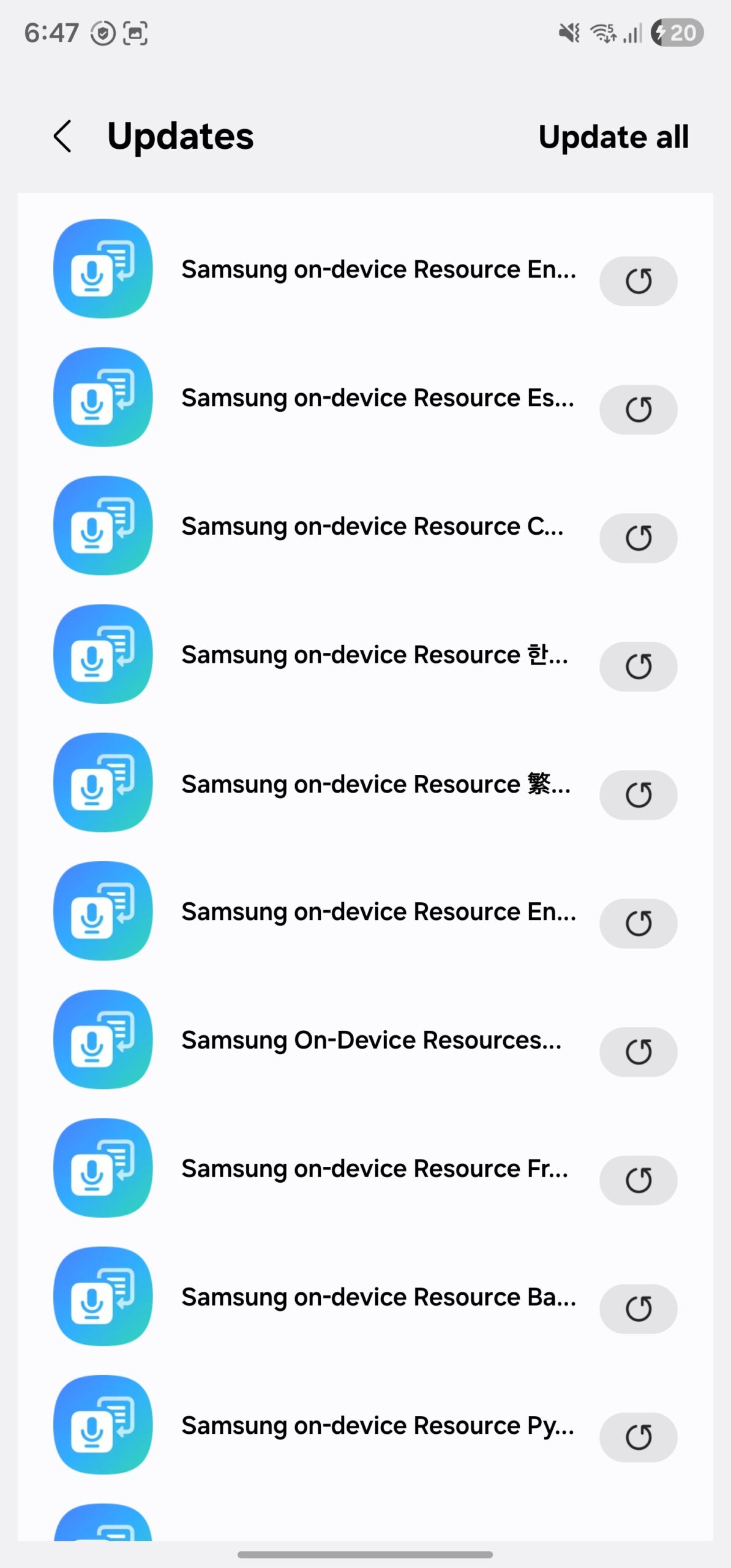 samsung one device sources app updates before one ui 8 update