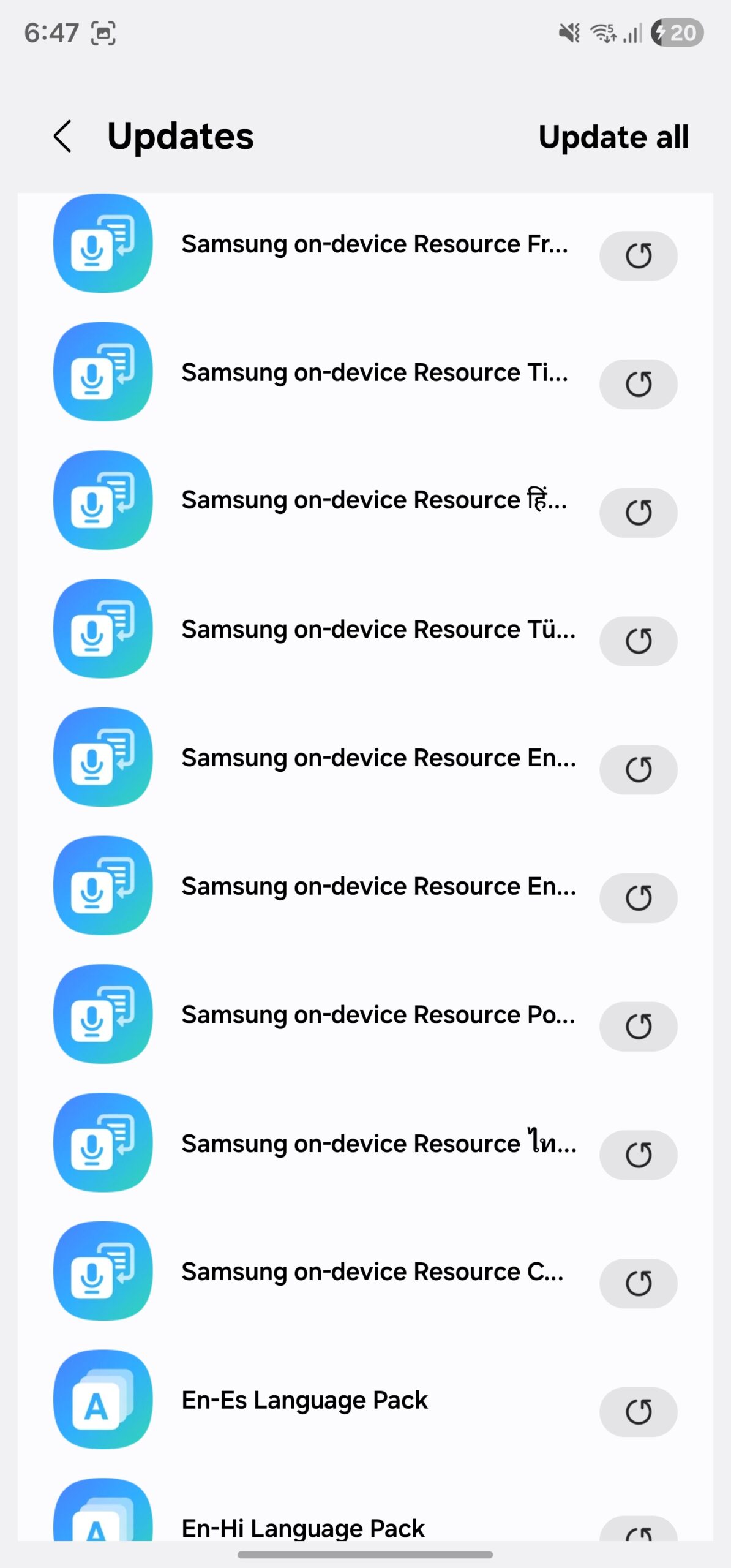 samsung one device sources app updates before one ui 8 update