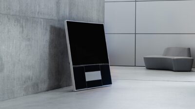 This HiFi soundbar frames Samsung’s The Frame TV, quite literally