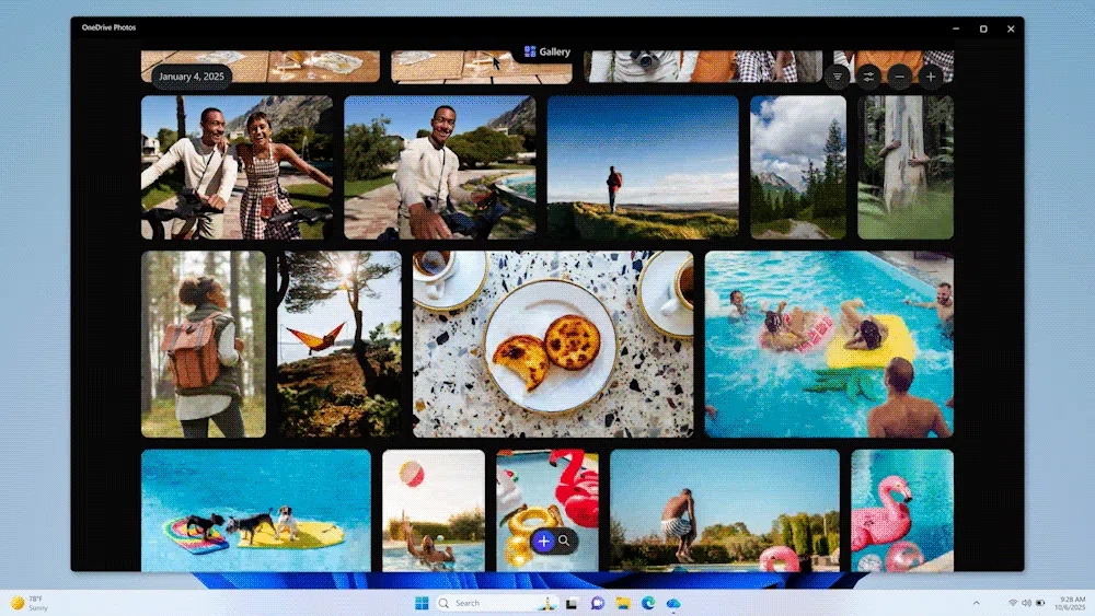 microsoft windows 11 onedrive app photo gallery redesign