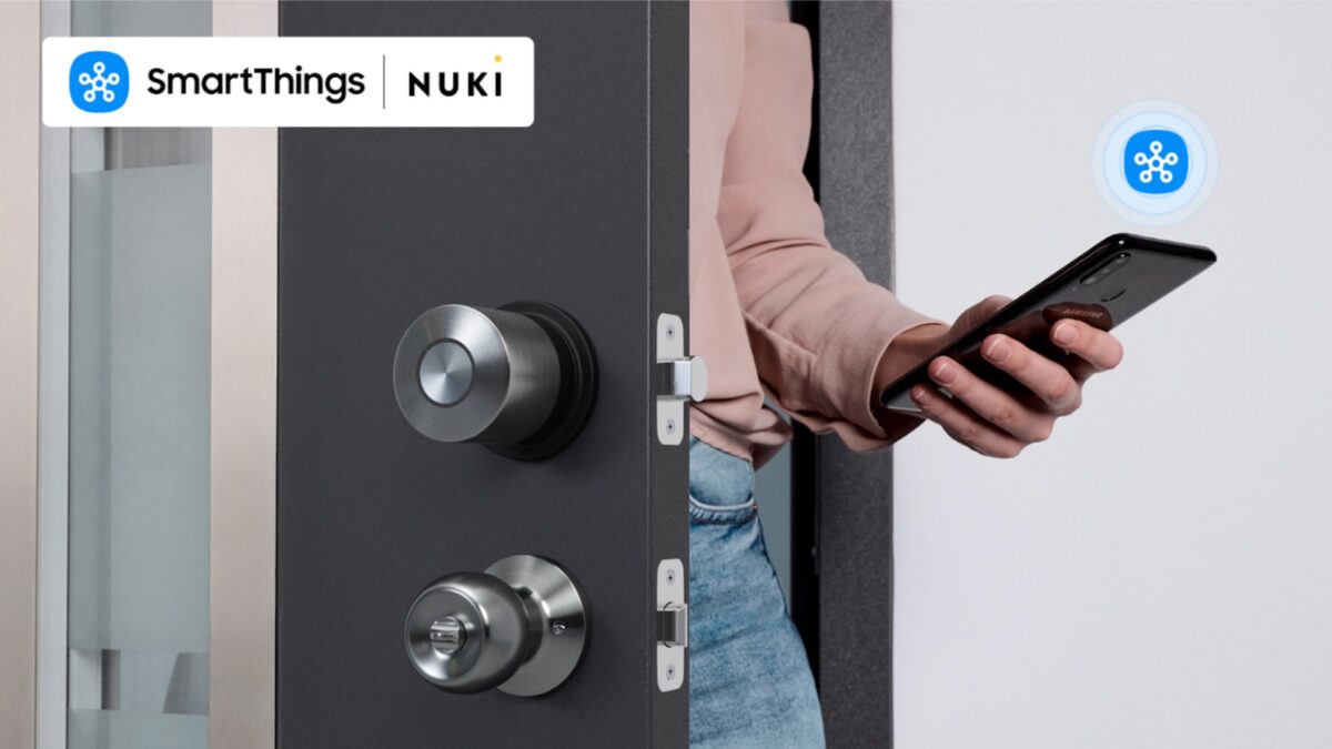 nuki smart door lock samsung smartthings