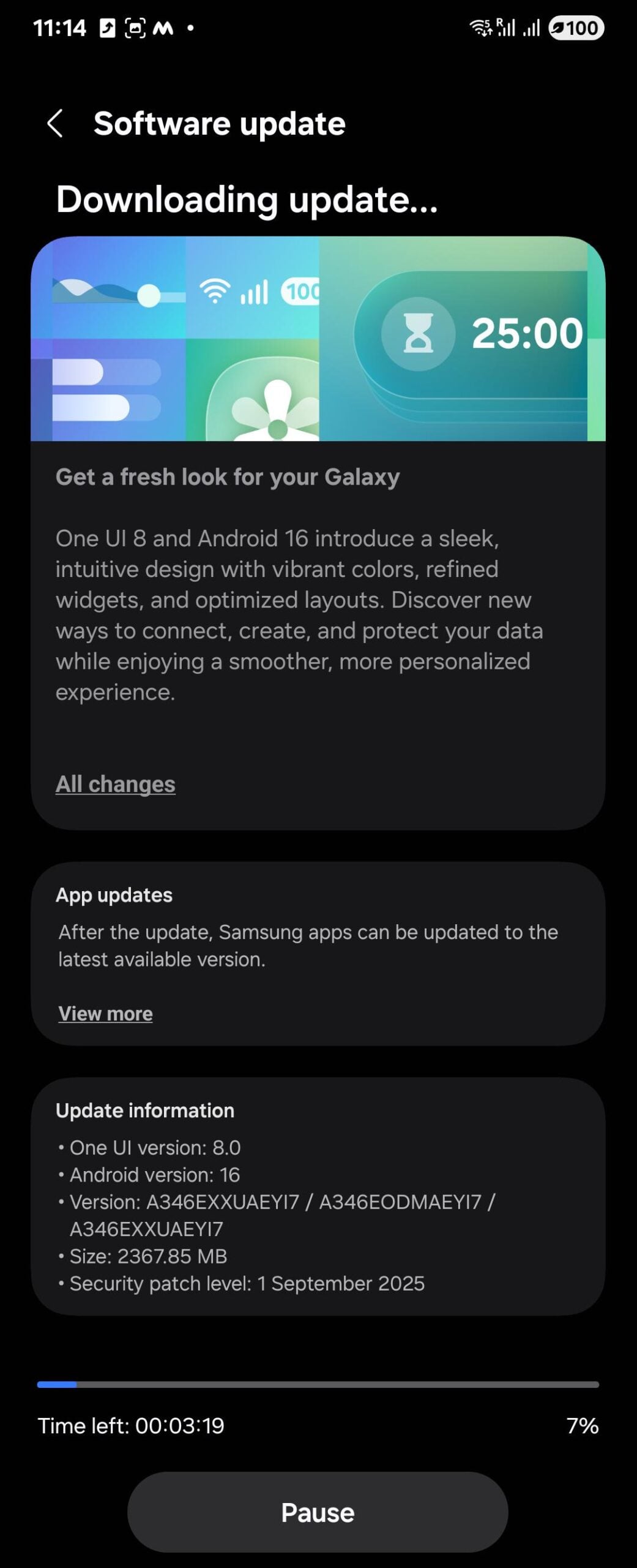 samsung galaxy a34 android 16 one ui 8.0 update india firmware version