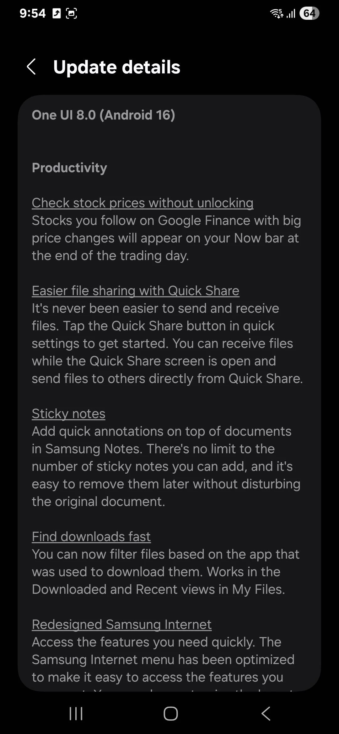 samsung galaxy f34 5g android 16 one ui 8.0 update changelog