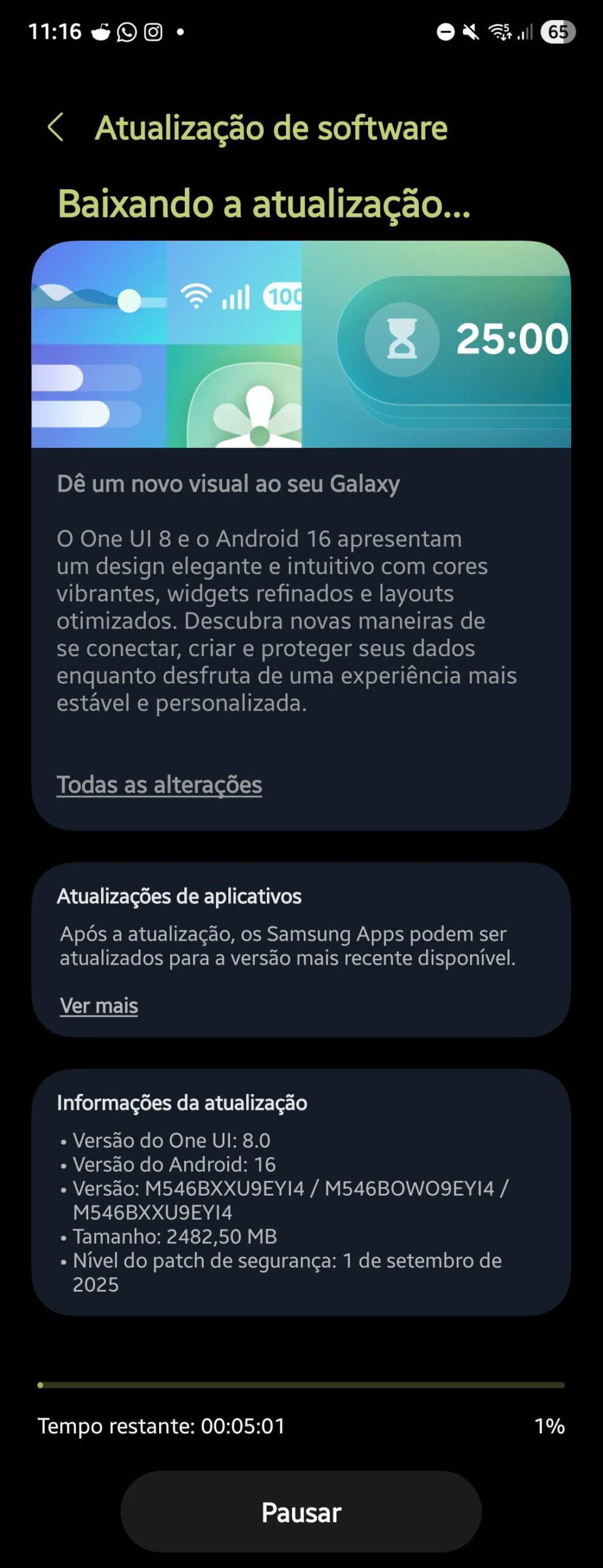 samsung galaxy m54 one ui 8.0 android 16 update firmware version latin america