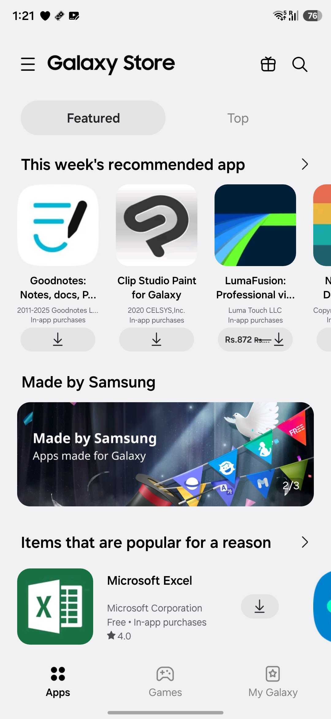 samsung galaxy store new layout (01)