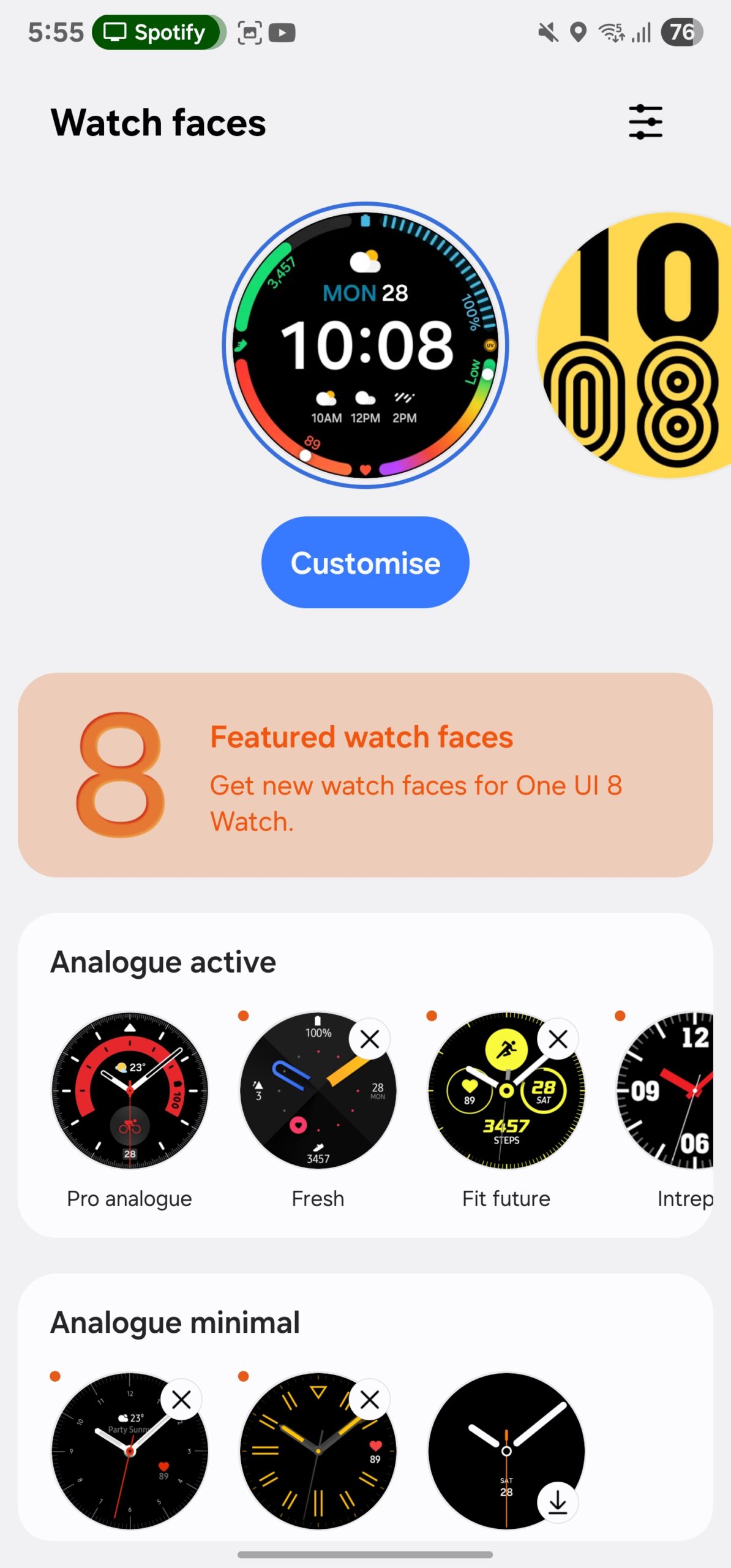 samsung galaxy watch ultra upgrade one ui 8 watch new faces
