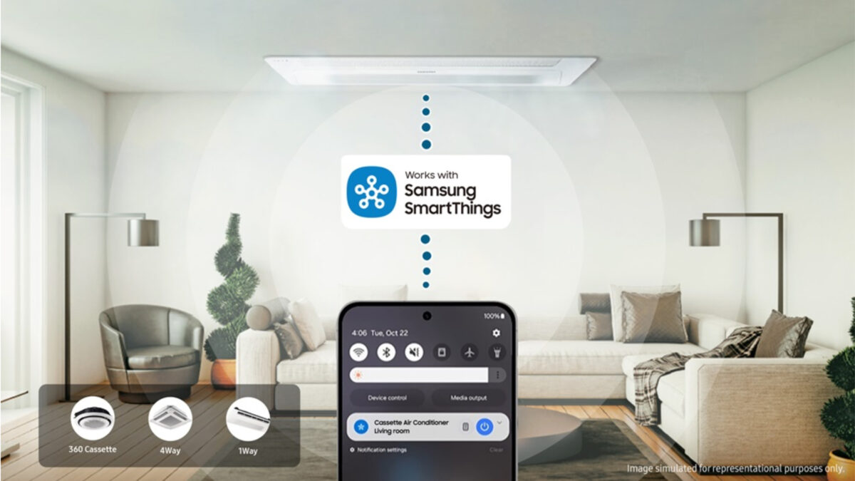 samsung launches smart windfree cassette air conditioners in india