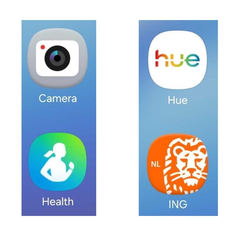 samsung one ui 8.5 3d app icons stock third party apps