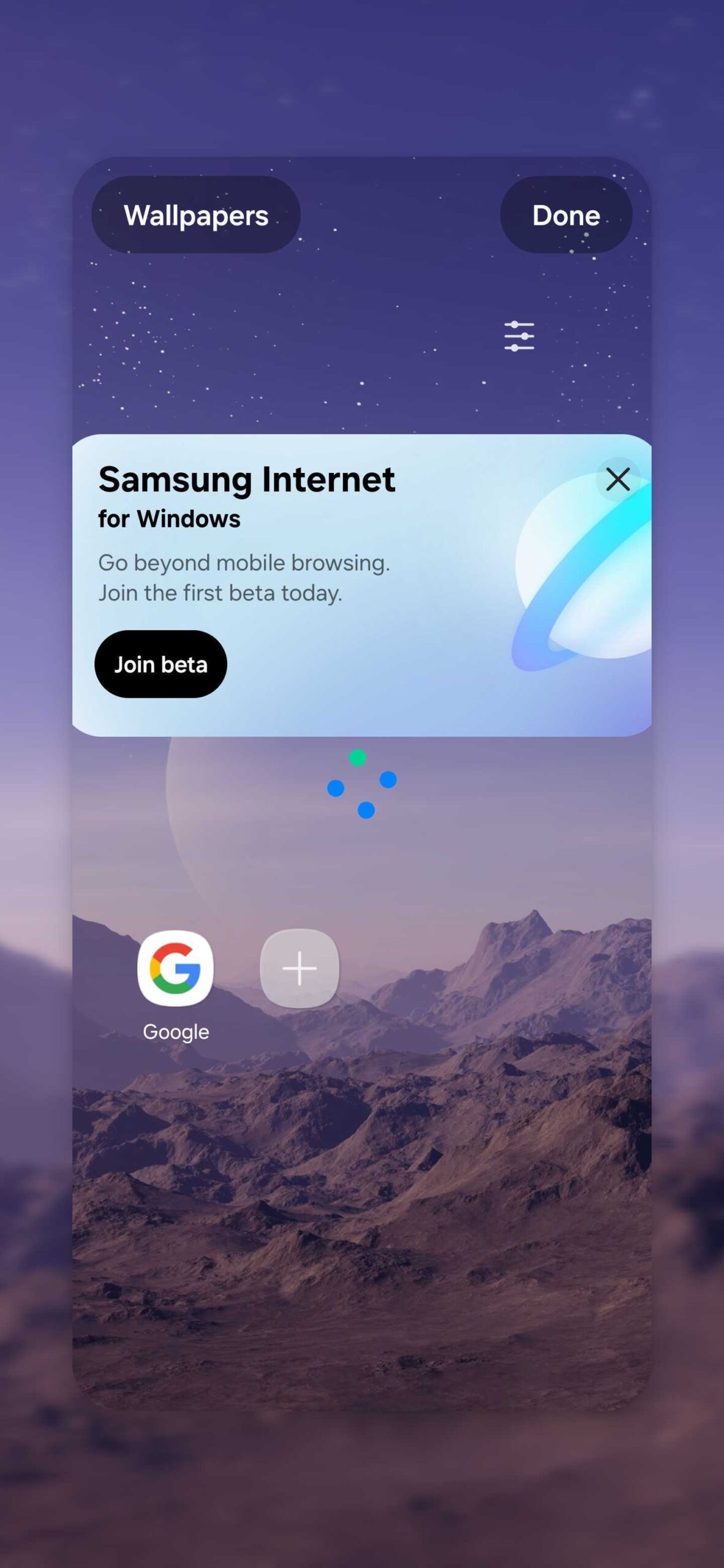 samsung oneui 8.5 samsung internet windows app